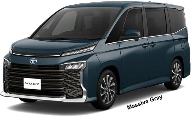 New Toyota Voxy Hybrid SZ body color: Massive Gray