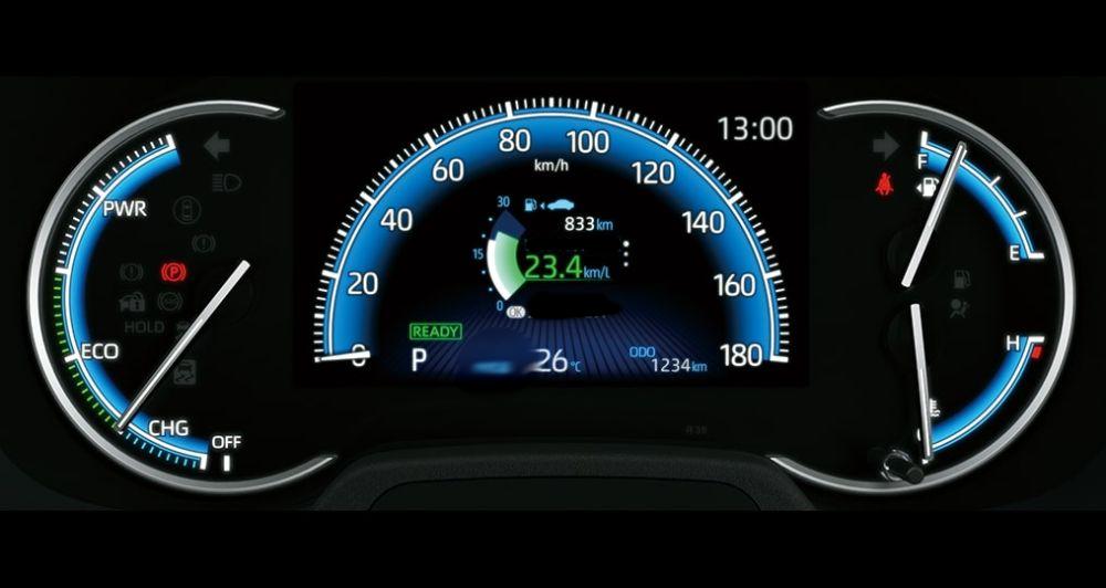New Toyota Voxy Hybrid SZ photo: Odometer view image