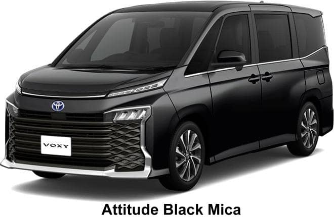 New Toyota Voxy Hybrid SZ body color: Attitude Black Mica
