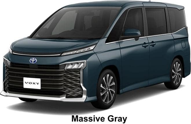 New Toyota Voxy Hybrid SZ body color: Massive Gray
