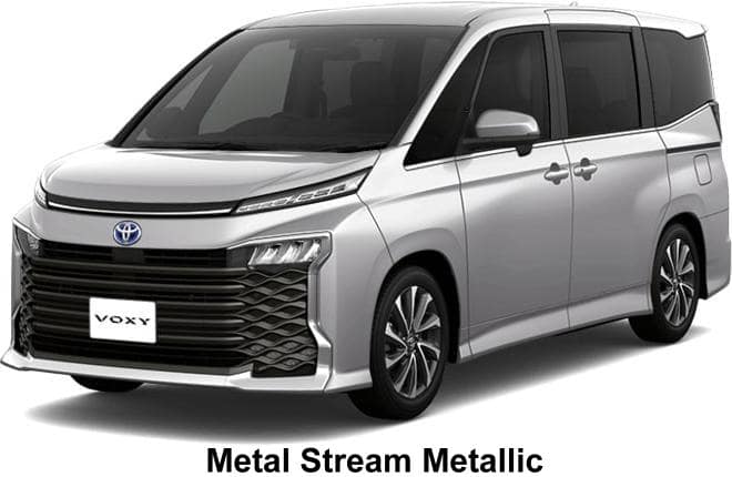 New Toyota Voxy Hybrid SZ body color: Metal Stream Metallic