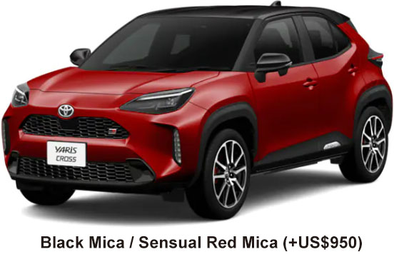 Toyota GR Yaris Color: Black Mica - Black Mica - Sensual Red Mica