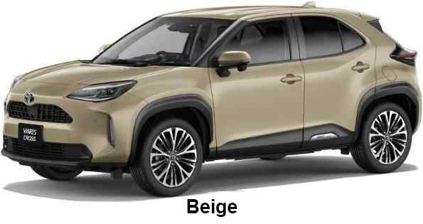 Toyota Yaris Cross Hybrid Color: Beige