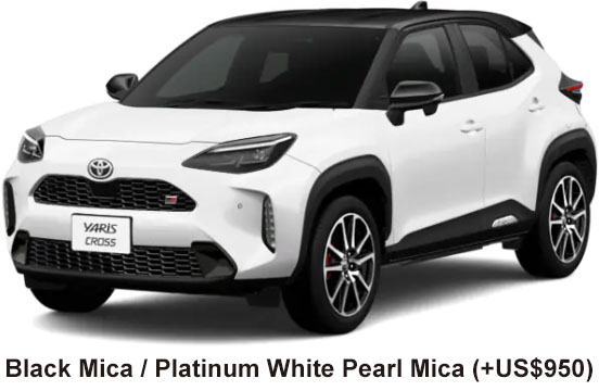 Toyota GR Yaris Color: Black Mica - Platinum White Pearl Mica