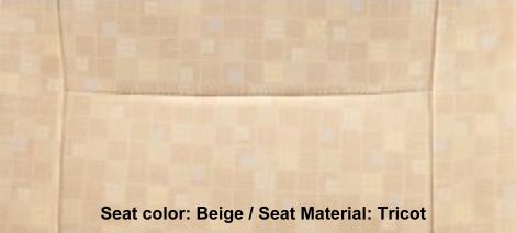 New Toyota Coaster Bus 9 Seater Seats color: Beige