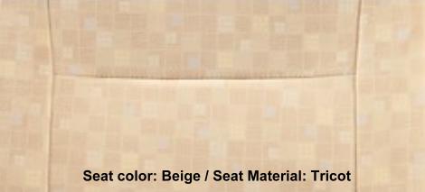 New Toyota Coaster Seats color: Beige