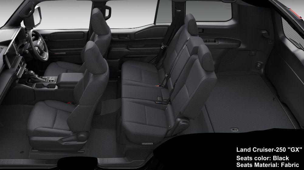 New Toyota Land Cruiser-250 GX photo: Interior view image