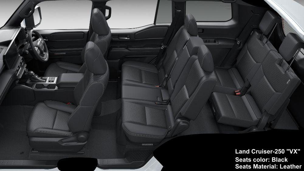 New Toyota Land Cruiser-250 VX photo: Interior view image