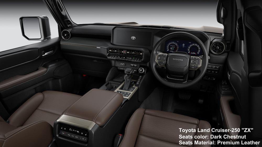 New Toyota Land Cruiser-250 ZX photo: Cockpit view image