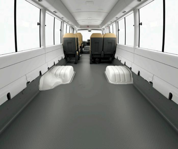 Toyota Coaster LX 13 Seater picture: Back Space image
