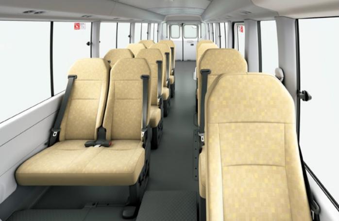 Toyota Coaster LX 13 Seater picture: Interior view image