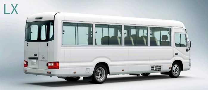 Toyota Coaster LX 13 Seater picture: Back view image
