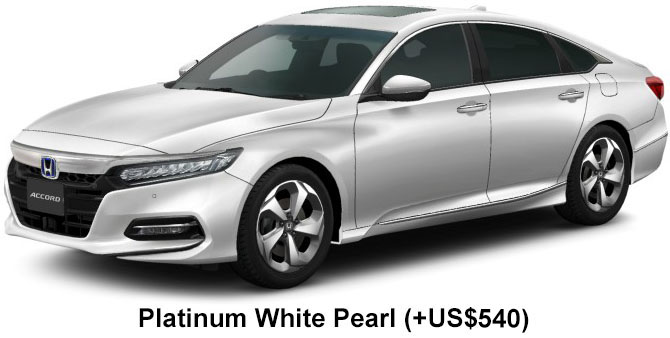 Honda Accord e:HEV Color: Platinum White Pearl