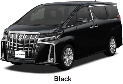 Toyota Alphard Aero Executive Lounge Color: Black
