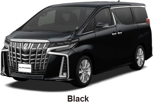 Toyota Alphard Aero Color: Black