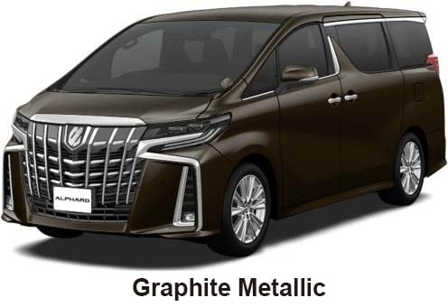 Toyota Alphard Aero Color: Graphite Metallic