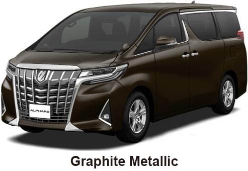 Toyota Alphard Color: Graphite Metallic