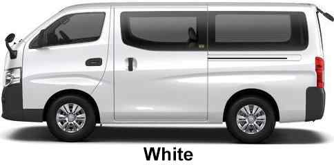white nissan van