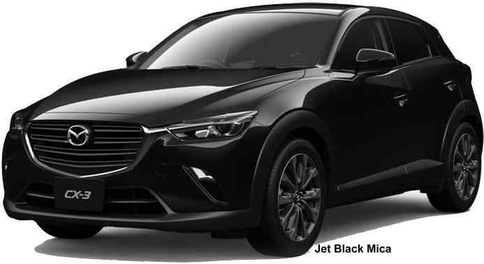 New Mazda CX3 body color: Jet Black Mica