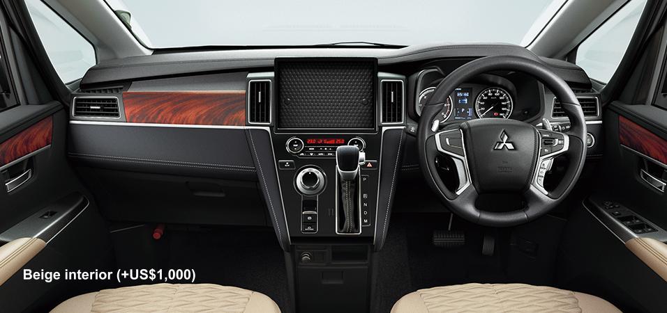 New Mitsubishi Delica D5 photo: Cockpit view (Beige) +US$1,000