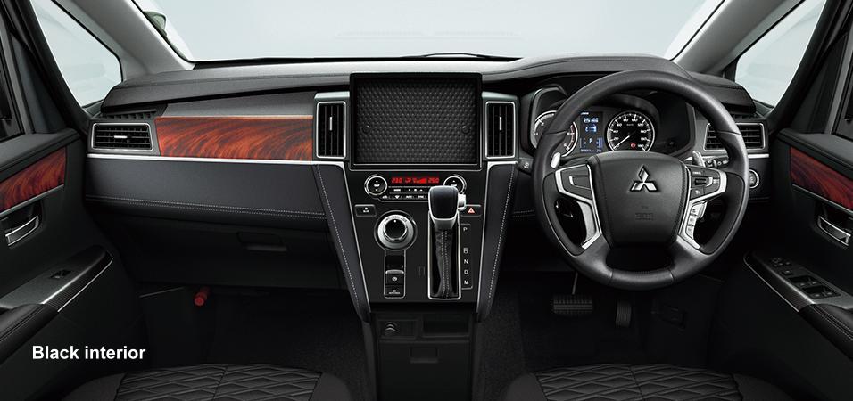 New Mitsubishi Delica D5 photo: Cockpit view (Black)
