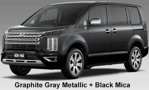 Mitsubishi Delica D5 Color: Graphite Gray Metallic Black Mic