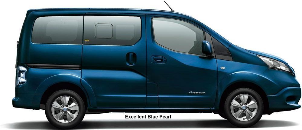 New Nissan e-NV200 van body color: EXCELLENT BLUE PEARL