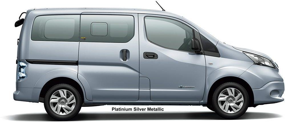 New Nissan e-NV200 van body color: PLATINIUM SILVER METALLIC