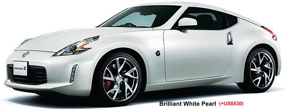 New Nissan Fairlady Z photo: BRILLIANT WHITE PEARL (+US$530)