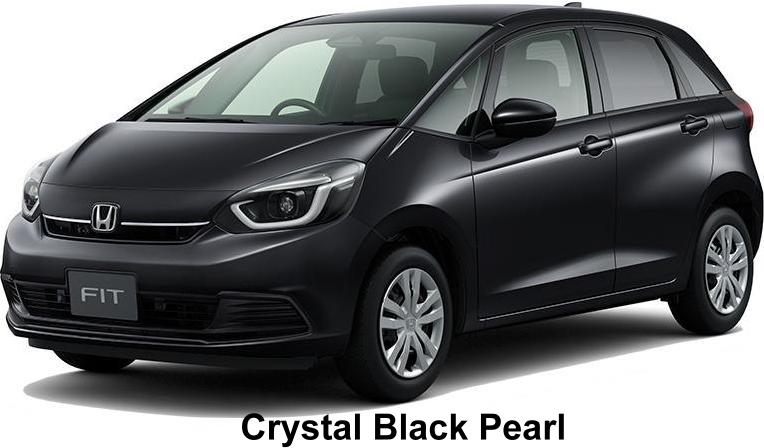 New Honda Fit body color: Crystal Black Pearl
