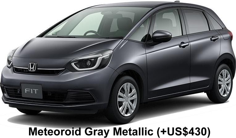 New Honda Fit body color: Meteoroid Gray Metallic (+US$430)