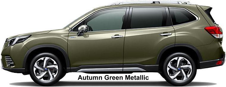 New Subaru Forester body color: Autumn Green Metallic