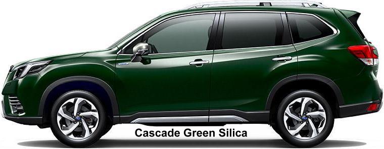 New Subaru Forester body color: Cascade Green Silica