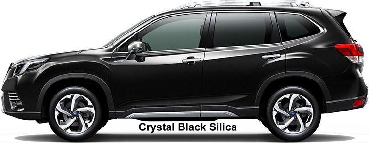 New Subaru Forester body color: Crystal Black Silica