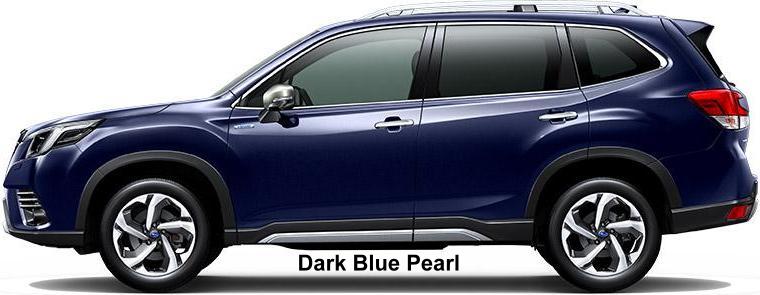 New Subaru Forester body color: Dark Blue Pearl