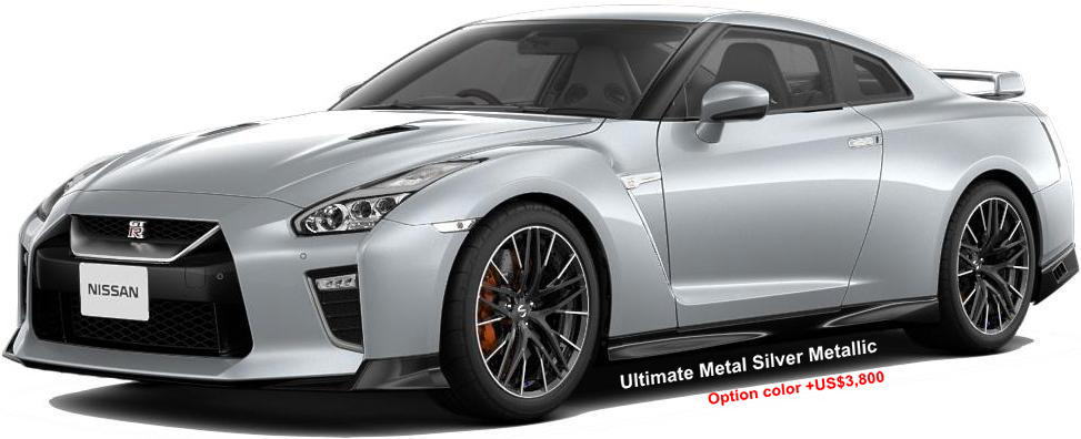 New Nissan GTR body color: Ultimate Metal Silver Metallic (option color +US$3,800)