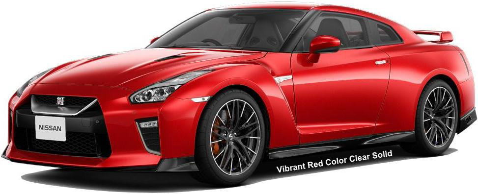 New Nissan GTR body color: Vibrant Red Color Clear Solid