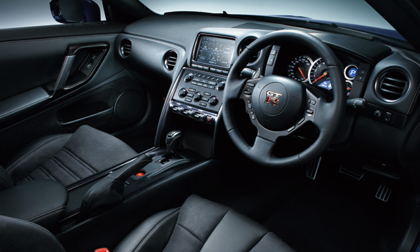 Black interior color is standard equipment for GT-R Pure Edition & GT-R
