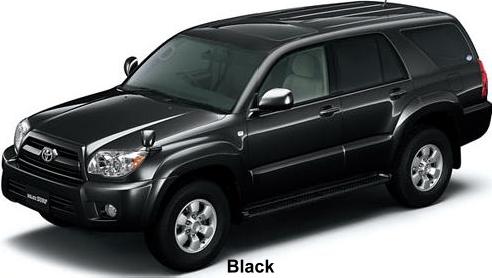 TOYOTA HILUX SURF NEW 2008 MODEL - COLOR - BLACK