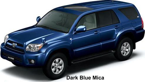 TOYOTA HILUX SURF NEW 2008 MODEL - COLOR - DARK BLUE MICA