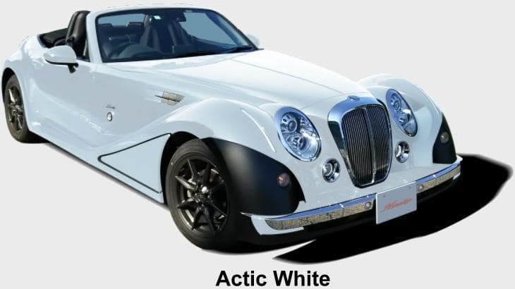 New Mitsuoka Himiko body color: ACTIC WHITE