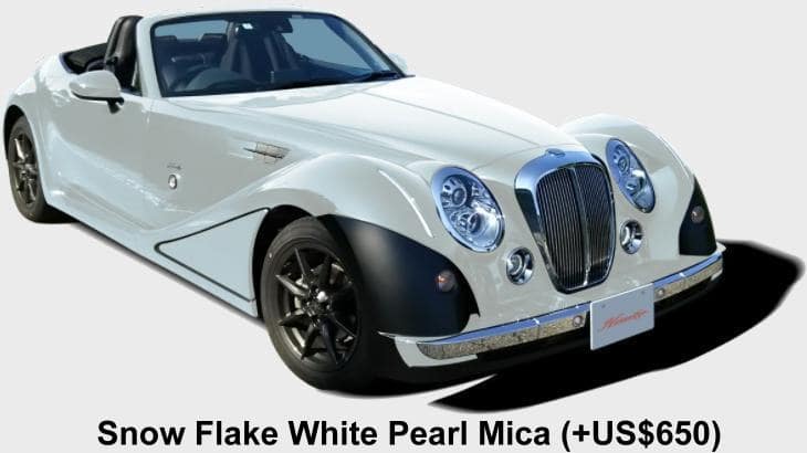 New Mitsuoka Himiko body color: SNOW FLAKE WHITE PEARL MICA (OPTION COLOR +US$650)