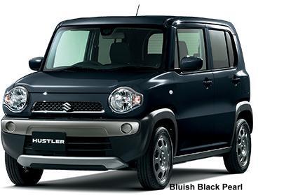 New Suzuki Hustler body color: BLUISH BLACK PEARL