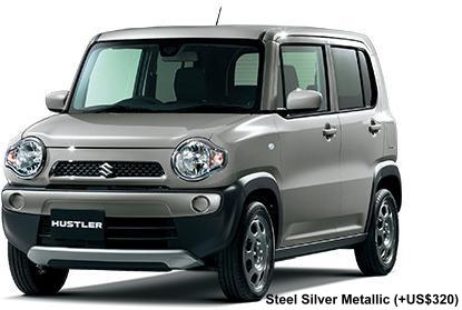 New Suzuki Hustler body color: STEEL SILVER METALLIC (+US$320)
