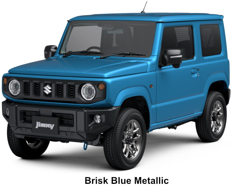 Suzuki Jimny XC body color: Brisk Blue Metallic