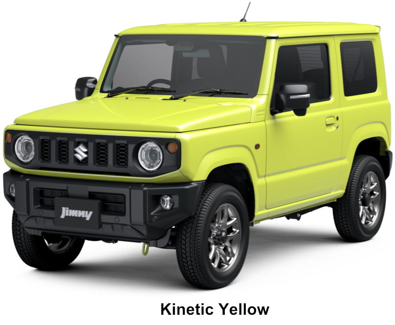 Suzuki Jimny XC body color: Kinetic Yellow