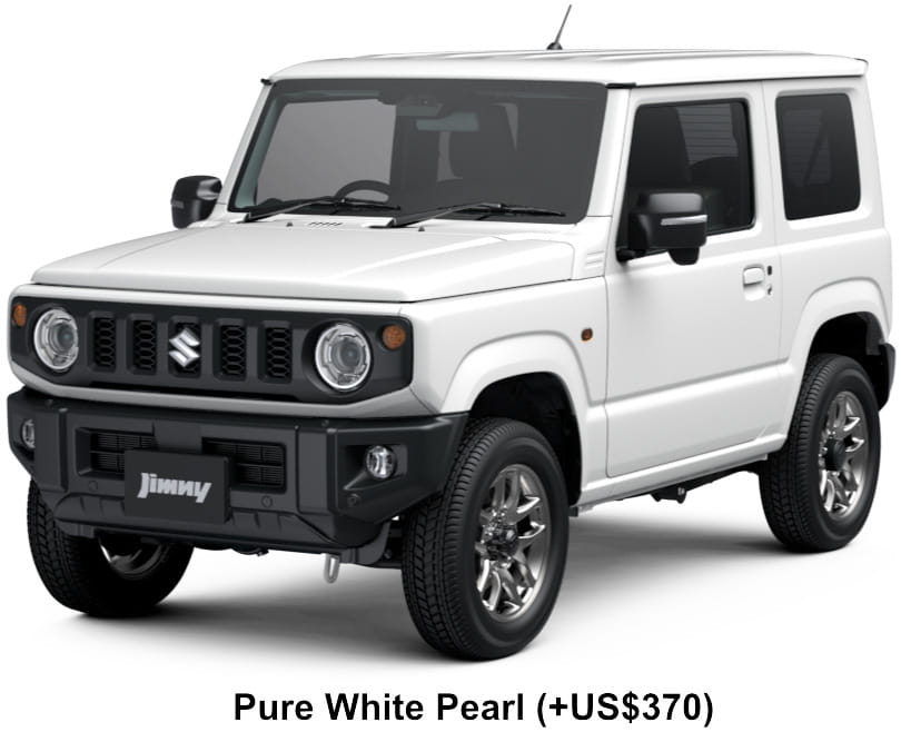 Suzuki Jimny XC body color: Pure White Pearl (+US$370)
