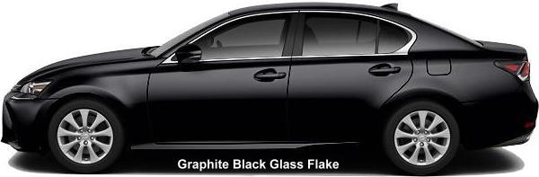 New Lexus GS450H body color: GRAPHITE BLACK GLASS FLAKE