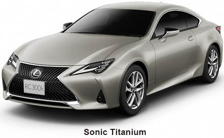 New Lexus RC300H body color: Sonic Titanium
