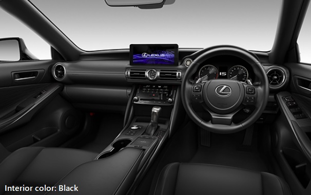 New Lexus IS300h photo: Cockpit image (Black)